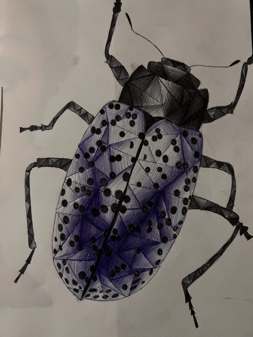 On the Move by Siyona Bhandari, 2nd place in 13-18 category, Insect Week 2022 art competition