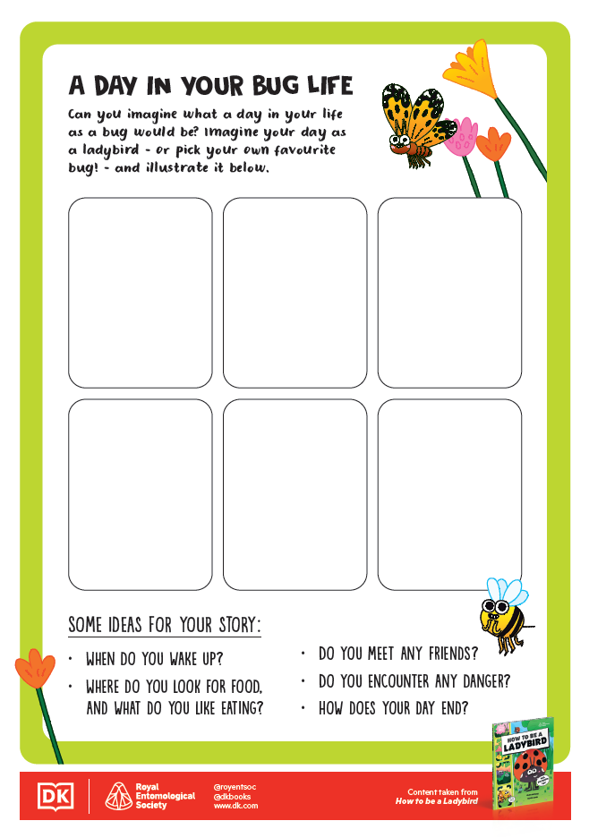 How to be an Insect Activity Sheets - 8 - A Day in your Bug Life
